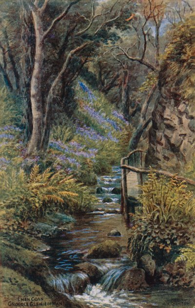 Lhen Coan, Groudle Glen, Isle of Man by Alfred Robert Quinton